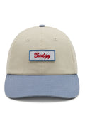 6 Panel Snap Back in Light Blue Budgy Patch