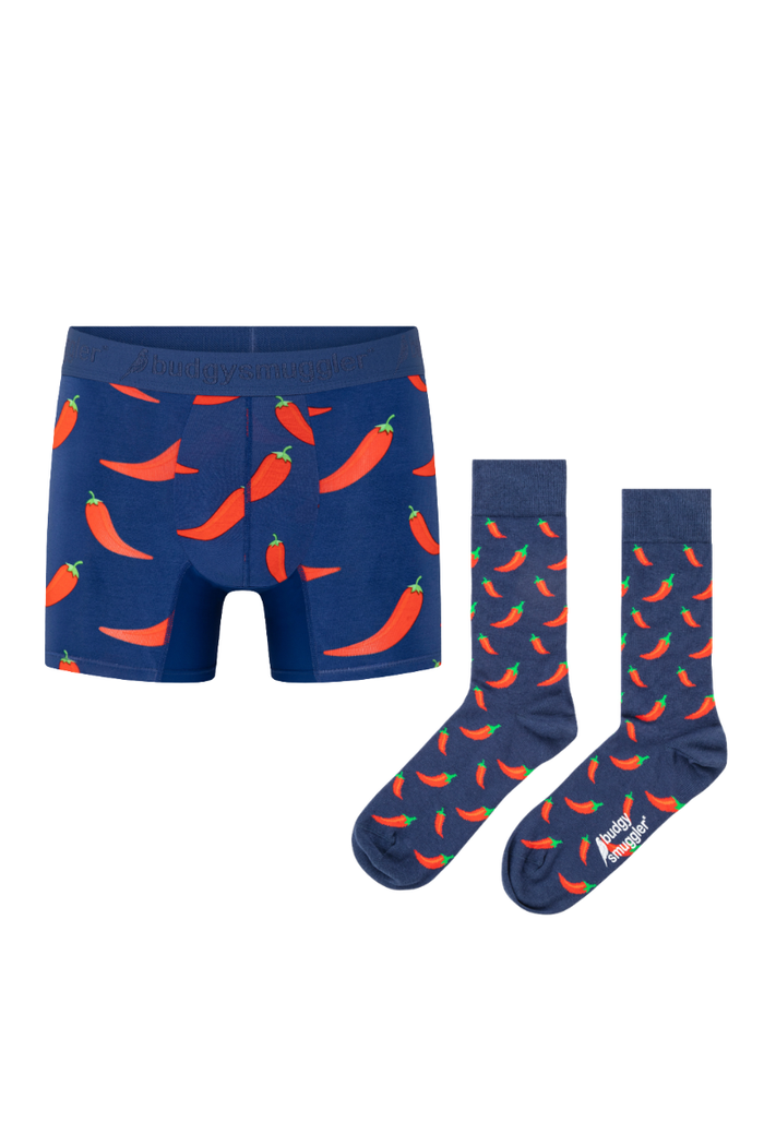 Chilli Willies Underwear Trunks & Chilli Socks