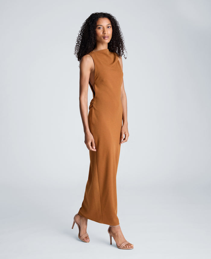 Drape Back Maxi Dress