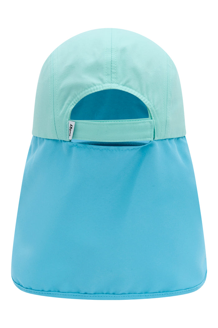 Flap Hat in Blue