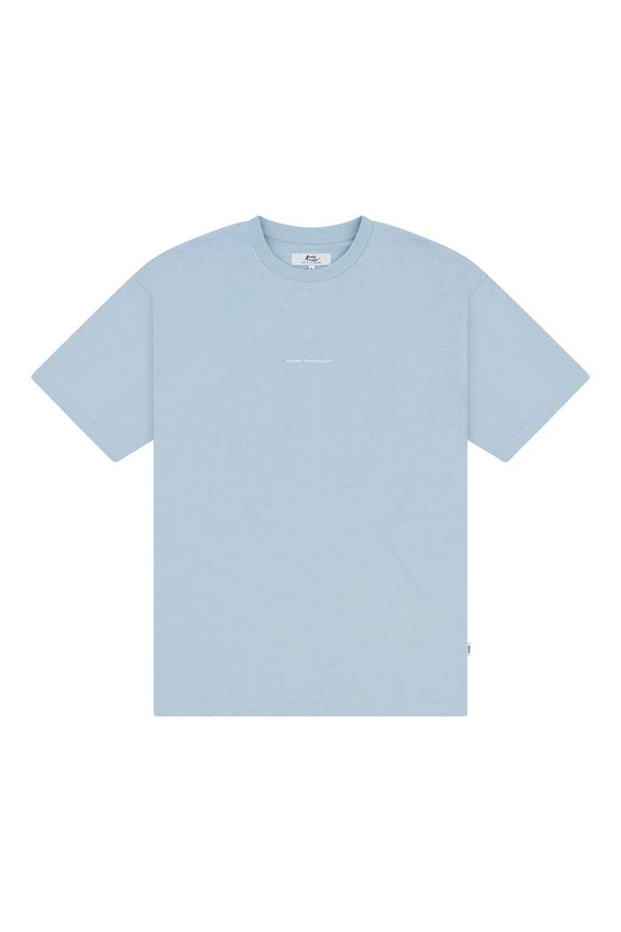 Heavyweight Light Blue Tee in Location