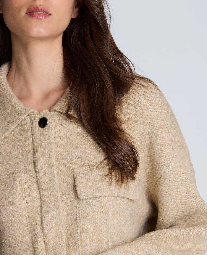 Long Sleeve Utility Collar Jacket