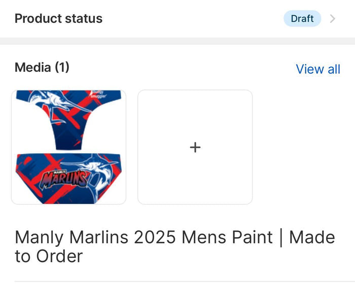 Manly Marlins Custon
