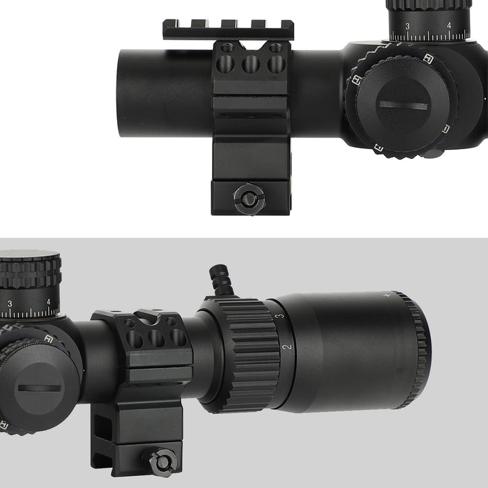 ohhunt 1 inch 30mm Scope Rings with Picatinny Rail on Top High Profile