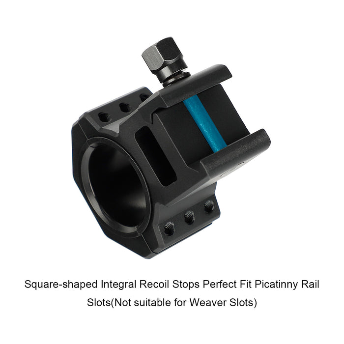 ohhunt 1 inch 30mm Scope Rings with Picatinny Rail on Top High Profile