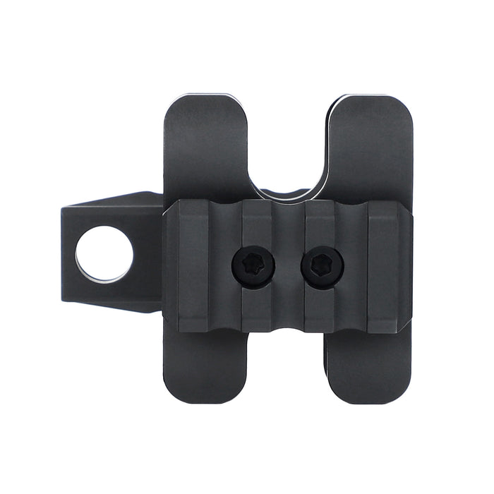 ohhunt® 12 Gauge Barrel Clamp Flashlight Mount Magazine Tube Clamp with Picatinny Rail for Shotgun