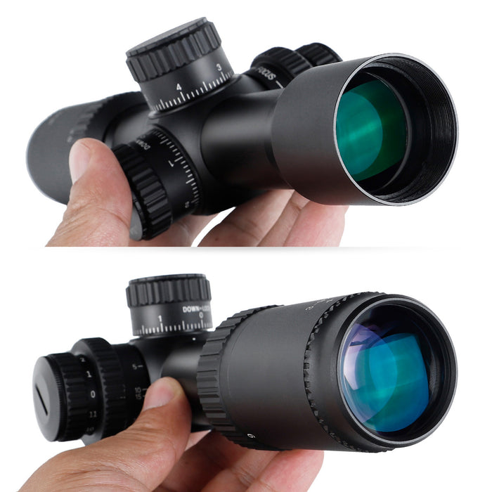 ohhunt® 3-9X32 SFIR Compact Rifle Scope Mil Dot Reticle