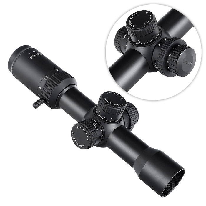 ohhunt® 3-9X32 SFIR Compact Rifle Scope Mil Dot Reticle