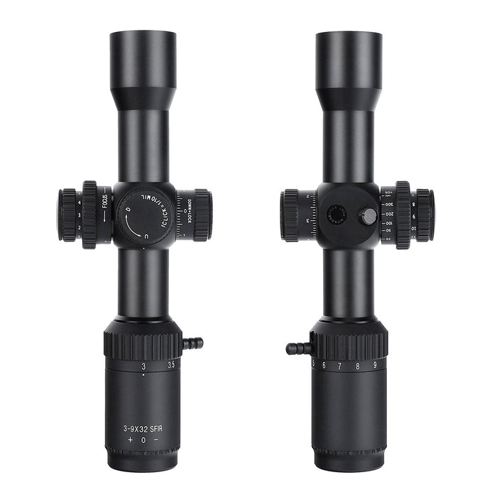 ohhunt® 3-9X32 SFIR Compact Rifle Scope Mil Dot Reticle