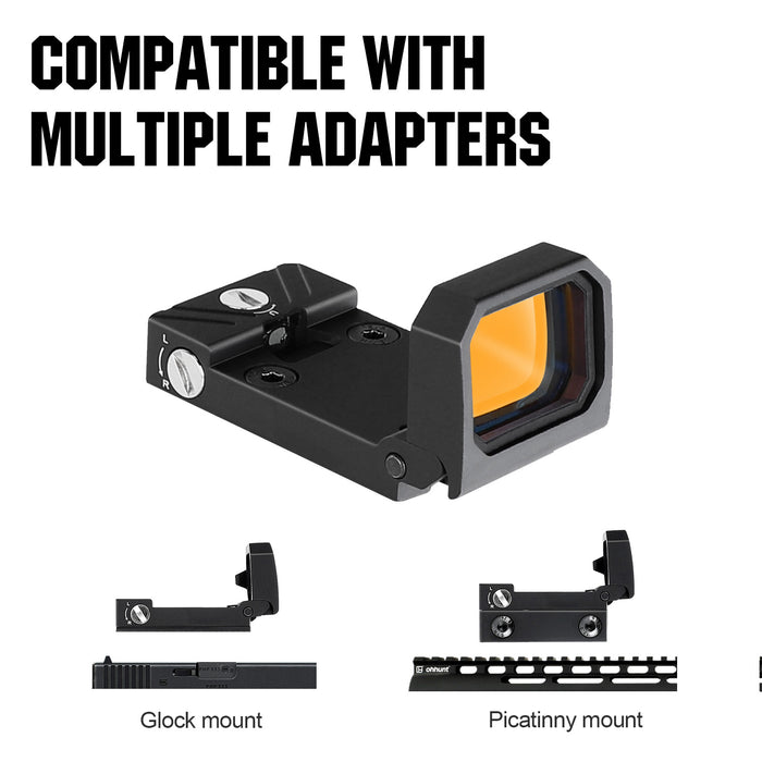 Flip Up 3 Moa Red Dot Sight Come With Multiple Mount Adapters
