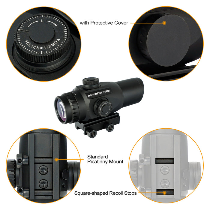 ohhunt® 3X Prism Scope
