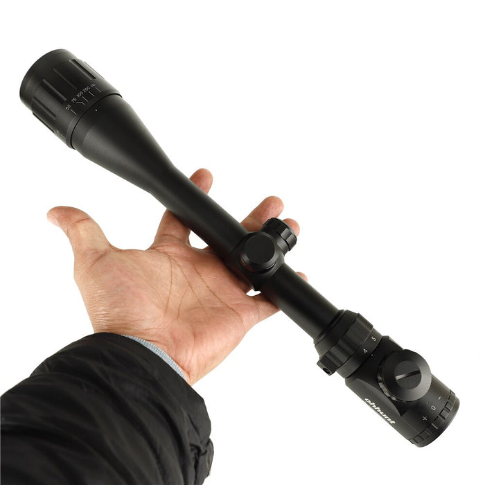 ohhunt 4-16X40 AOEG Hunting Rifle Scope 1 inch Tube Mil Dot Reticle Red Green Illuminated Optical Sight