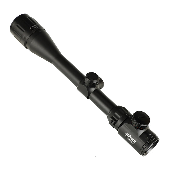 ohhunt 4-16X40 AOEG Hunting Rifle Scope 1 inch Tube Mil Dot Reticle Red Green Illuminated Optical Sight