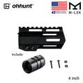 ohhunt® AR-15 4 inch Free Float Handguard for 9MM 5.56/.223 Pistols