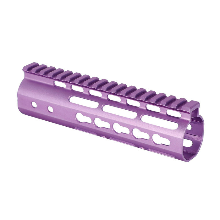 Ohhunt® AR-15 Purple 7" Keymod Free Float Handguard with Steel Barrel Nut