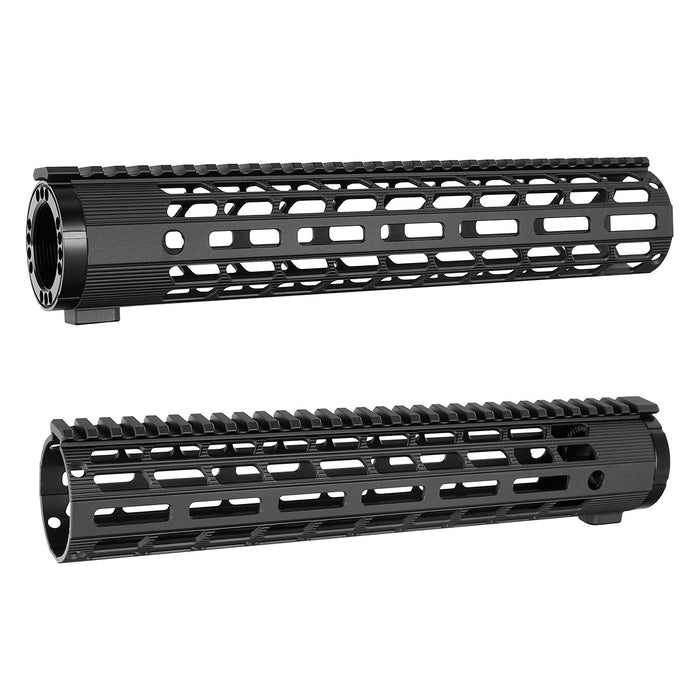ohhunt® AR10 LR-308 Handguard M-lok Free Float Ultra Light with Barrel Nut 10" 12" 15" 17"