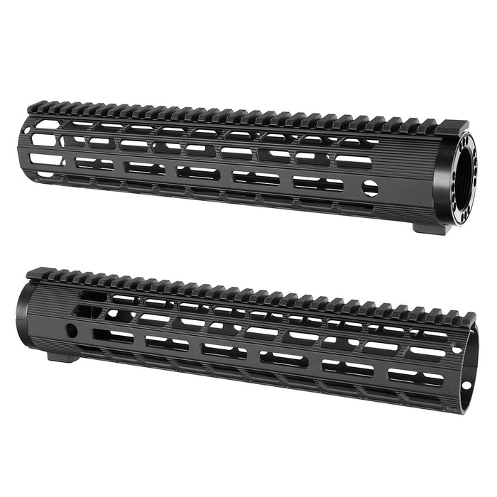 ohhunt® AR10 LR-308 Handguard M-lok Free Float Ultra Light with Barrel Nut 10" 12" 15" 17"