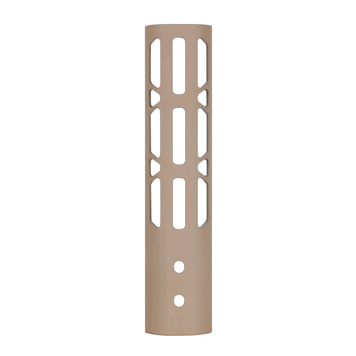 ohhunt AR15 Desert Tan M-lok Handguard with Steel Barrel Nut