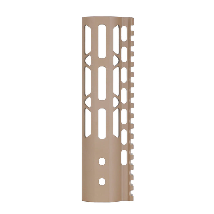 ohhunt AR15 Desert Tan M-lok Handguard with Steel Barrel Nut