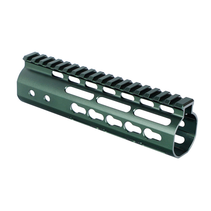 ohhunt AR15 Green Handguard 7" Keymod with Steel Barrel Nut