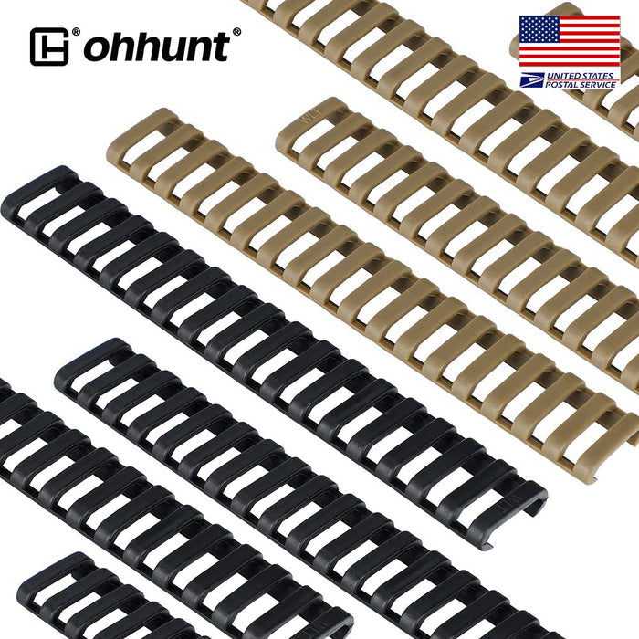 Rubber Picatinny Ladder Rail Panel Protectors