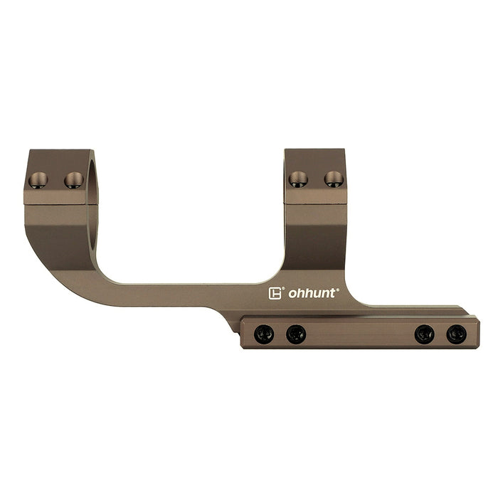 ohhunt High Profile 30mm Picatinny Cantilever Mounts with Reducer - Tan