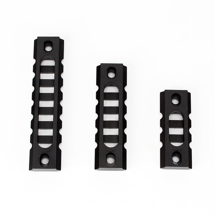 ohhunt Keymod Picatinny Rail Section Aluminum 3 Pcs - 3 Slot 5 Slot 7 Slot