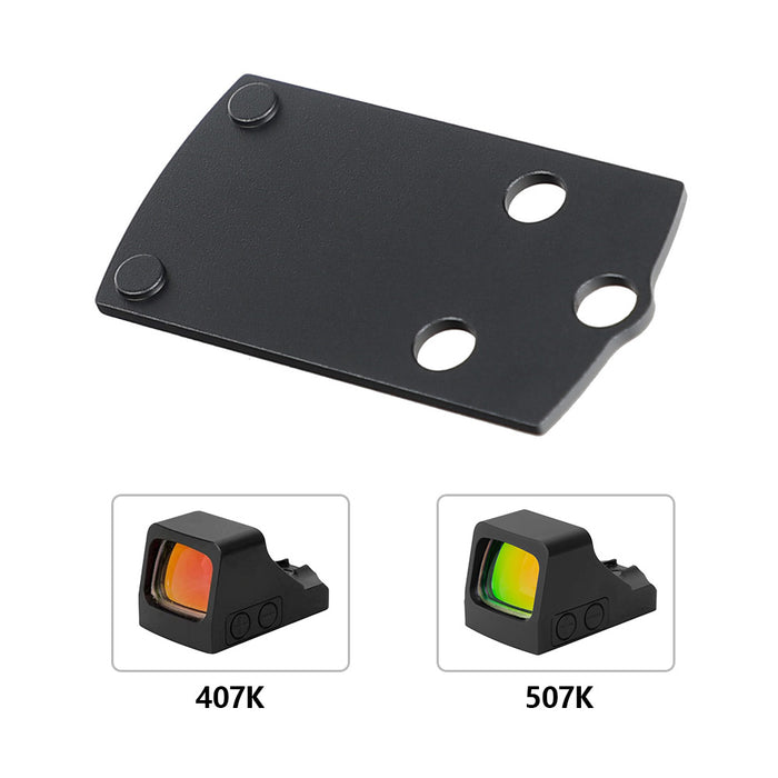 ohhunt® Red Dot Adapter Compatible with Holosun 407K/507K Fit Glock 43X 48 MOS Hellcat OSP
