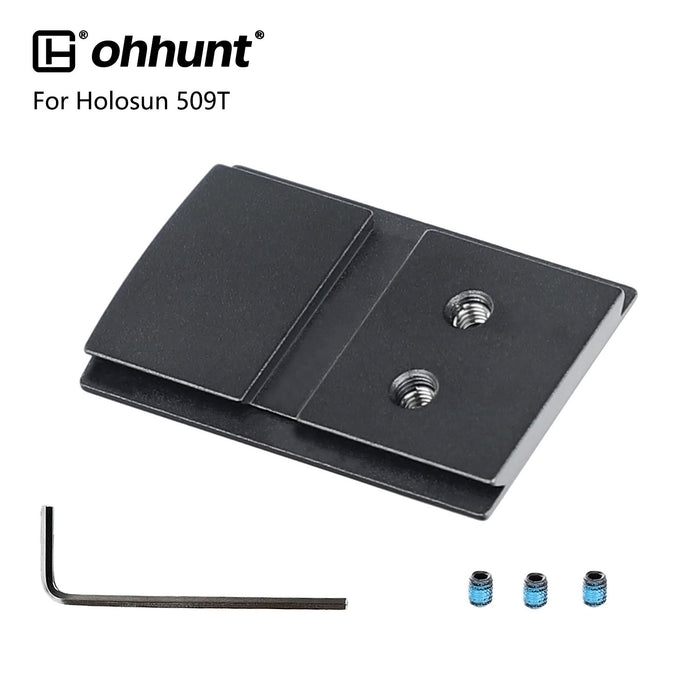 ohhunt® Red Dot Adapter Plates for Holosun 509T Suitable for Glock 17 19 26 34 35