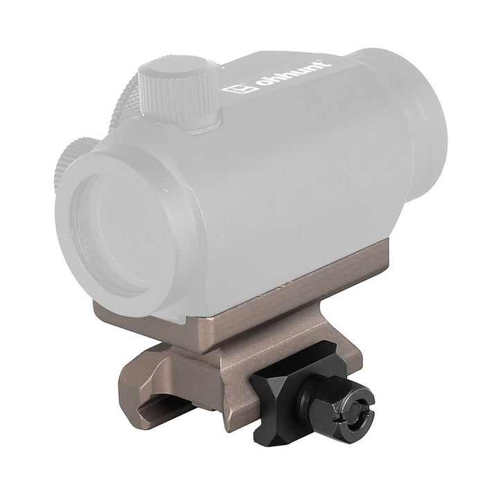 ohhunt Red Dot Mount 0.78" For Standard Height AR15 Iron Sights Tan