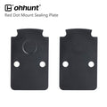 ohhunt® Red Dot Mount Anti Flicker Sealing Plate Kit Compatible with RMR SRO Footprint Optics for Glock