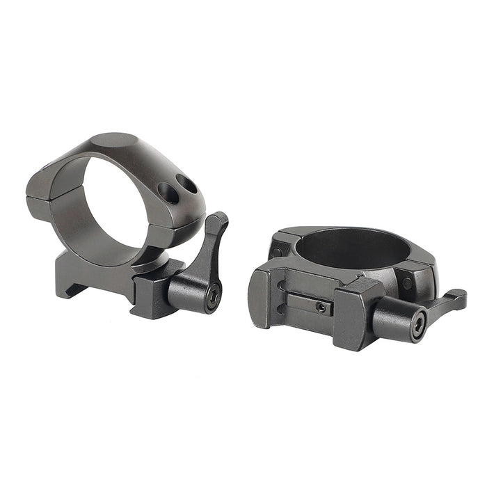 ohhunt® Steel Quick Release 30mm Picatinny Scope Rings Medium Profile 2PCs