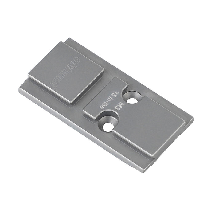 ohhunt® Titanium Adapter Plate for Glock 17 19 MOS Compatible with ACRO P-1/P-2/C-2
