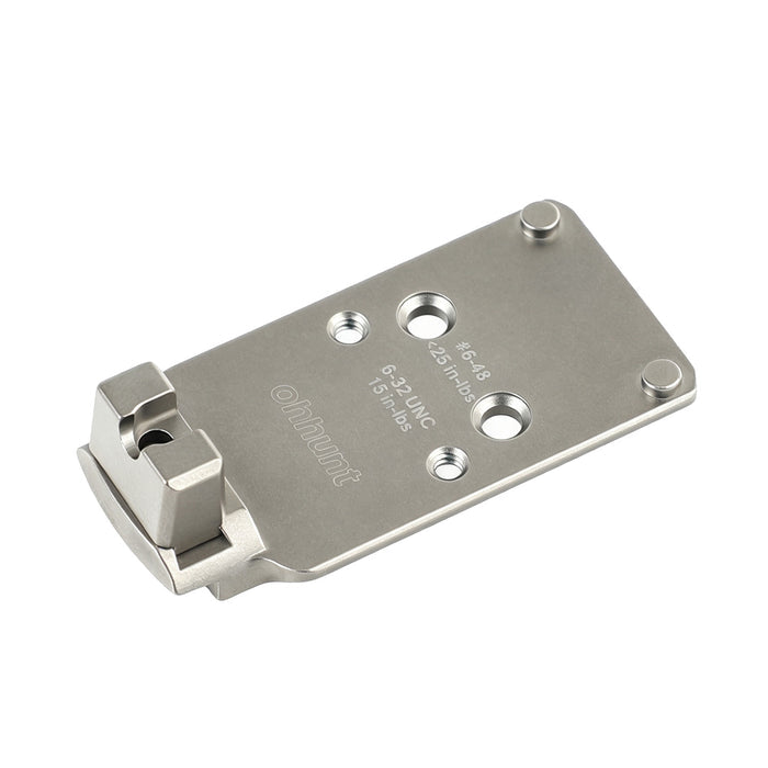 ohhunt® Titanium Adapter Plate RMR Footprint for 1911 DS/A14B Equipped with the AOS