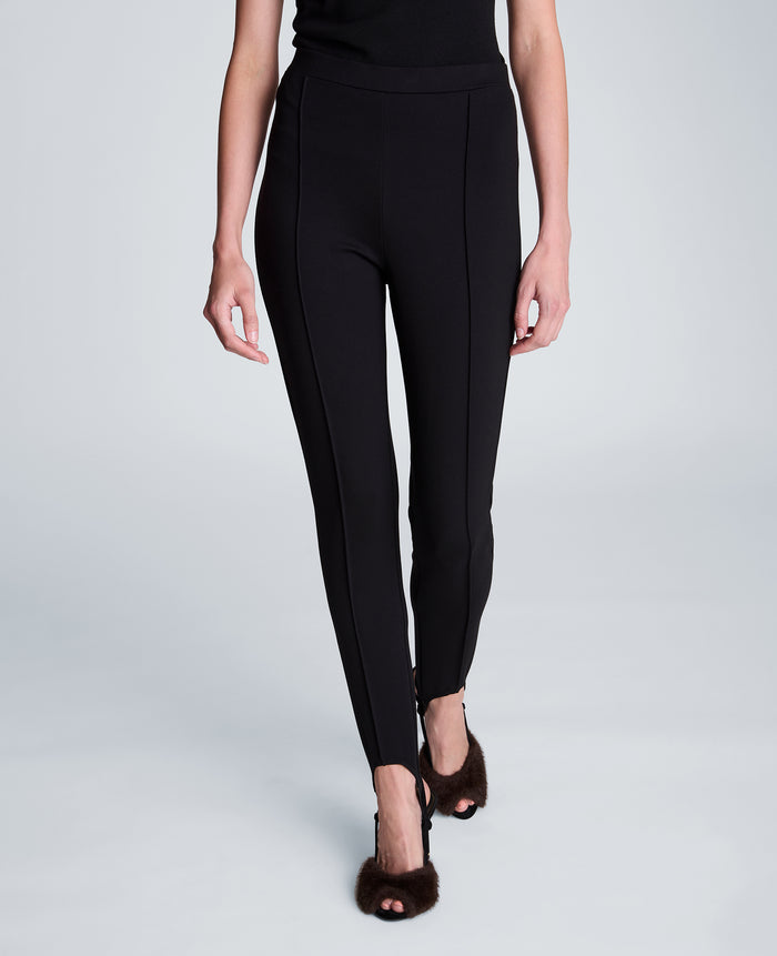 Pull On Stirrup Pintucked Legging