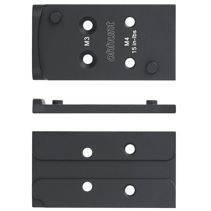 Red Dot Adapter Plate Compatible with Leupold DeltaPoint Pro/EOTech EFLX, Fit for Glock 17/19 MOS