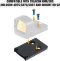 Red Dot Adapter Plate Compatible with RMR Footprint Red Dot Holosun 407C/507C/508T for Glock