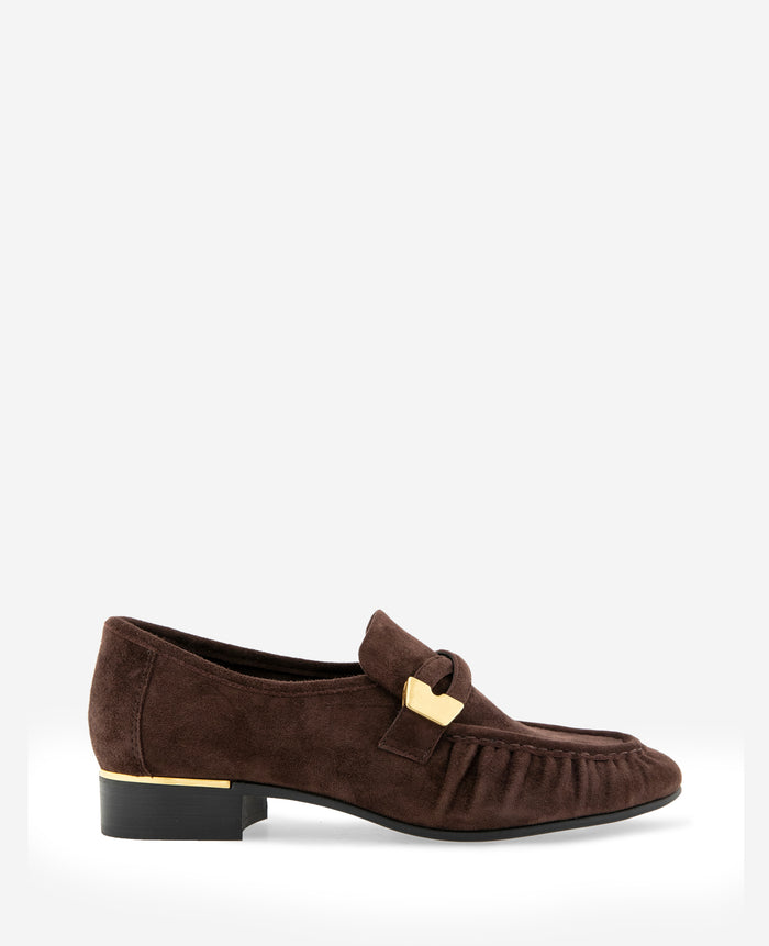 Remi Suede Pleated Toe Loafer