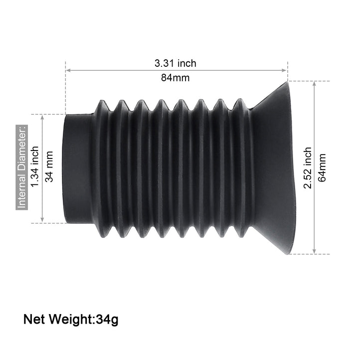 Rifle Scope Eyeshade Flexible Eye Protector 34mm