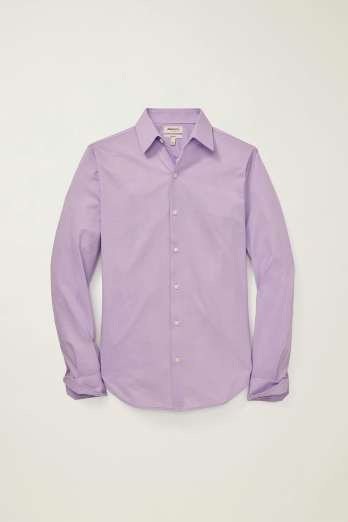 Tech Pique Button Down Shirt