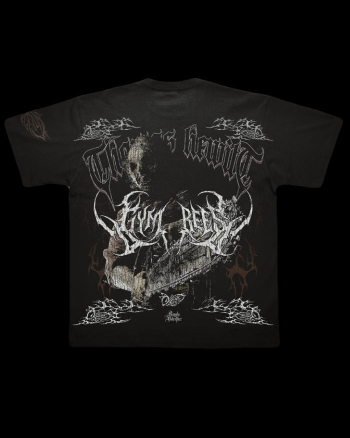 THOMAS MASACRE EN TEXAS "PREMIUM" BLACK TEE