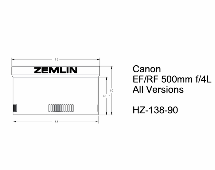 Zemlin hood cover - Cnaon 500 f4 - Realtree Max 5
